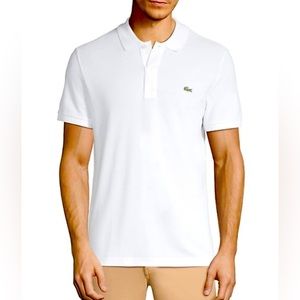Lacoste Slim-Fit Piqué Mens Polo Shirt Size: Large